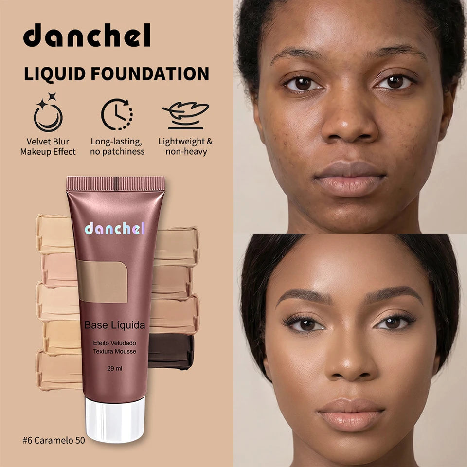 Velvet Matte Liquid Foundation for Flawless Long Lasting Daily Coverage