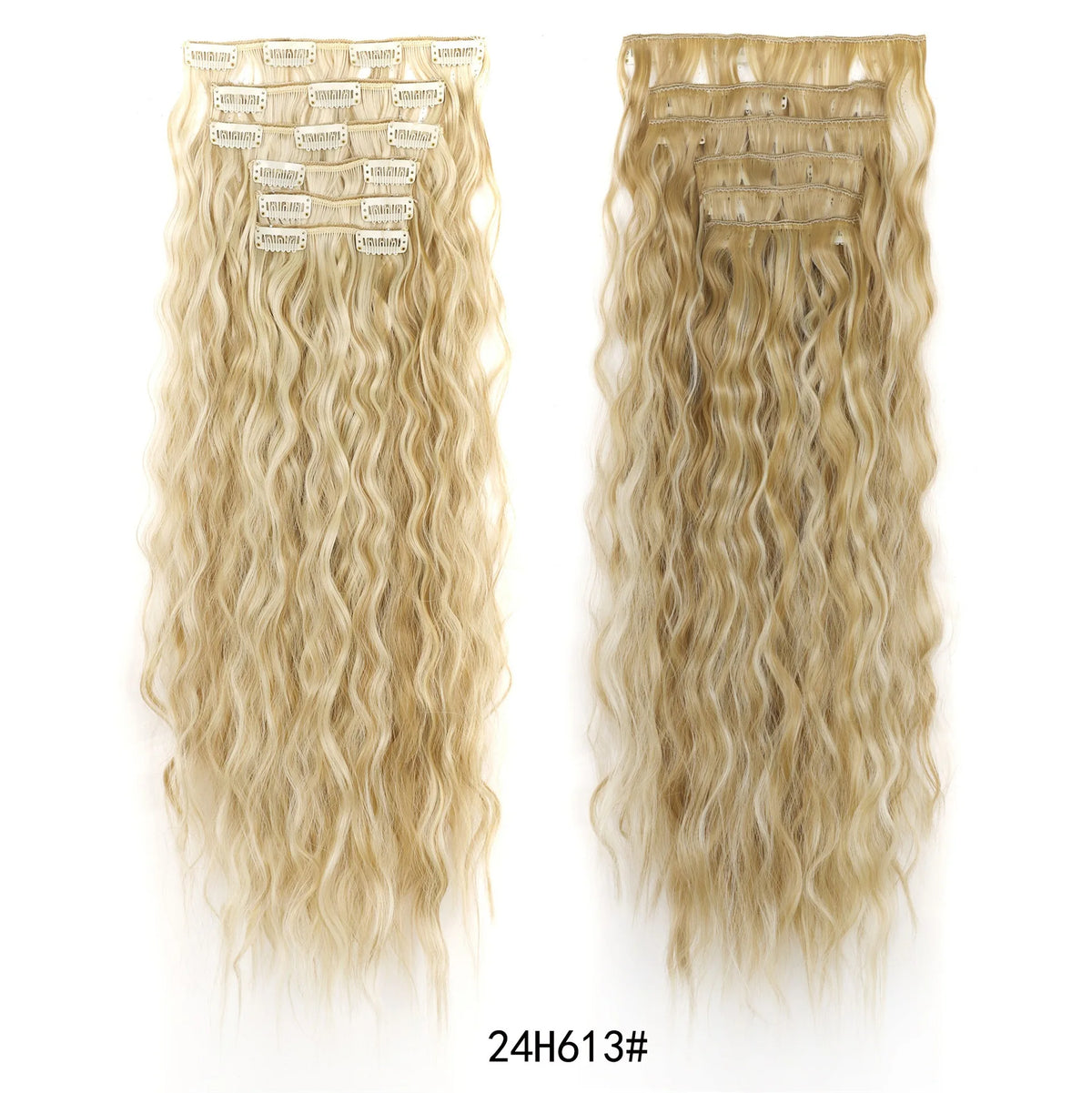 Kinky Curly Clip-In Hair Extensions for Long Voluminous Hair