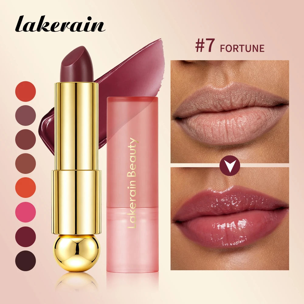 3-in-1 Tinted Moisturizing Lip Oil Stick for Glossy Plump Lips - 2
