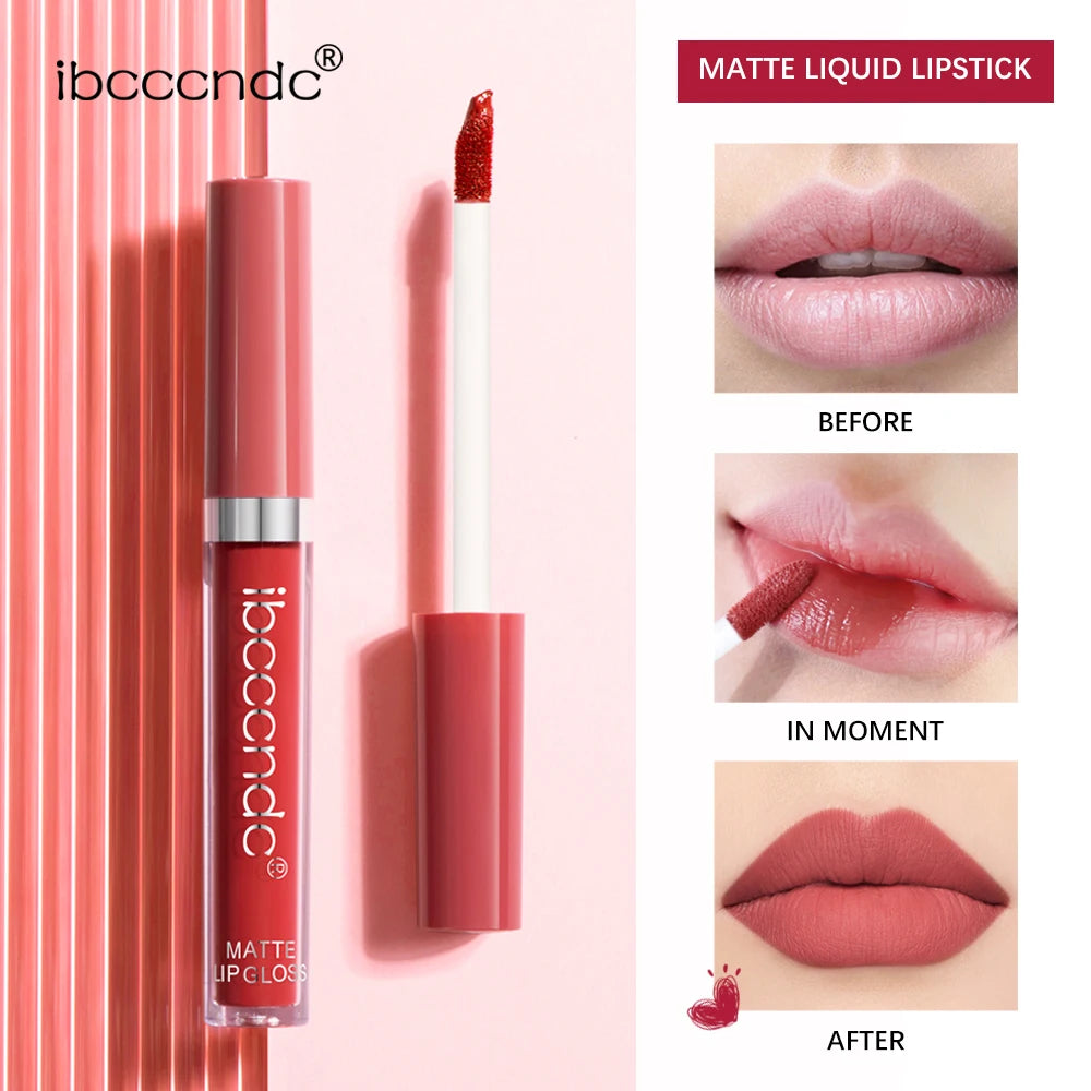 Waterproof Matte Liquid Lipstick for Long Lasting All Day Wear