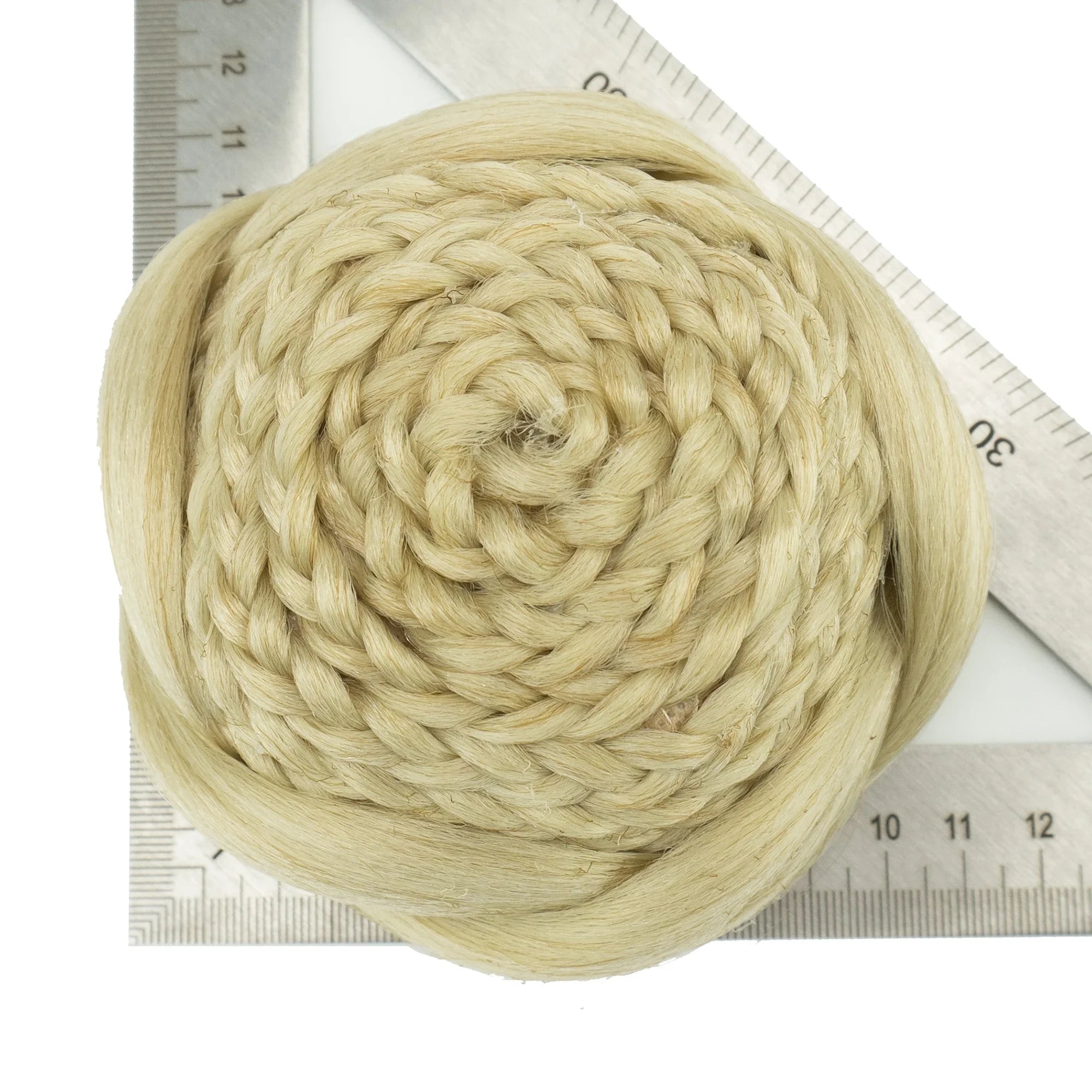 Braided Chignon Hair Bun Extension for Elegant Hairstyles and Events - 4