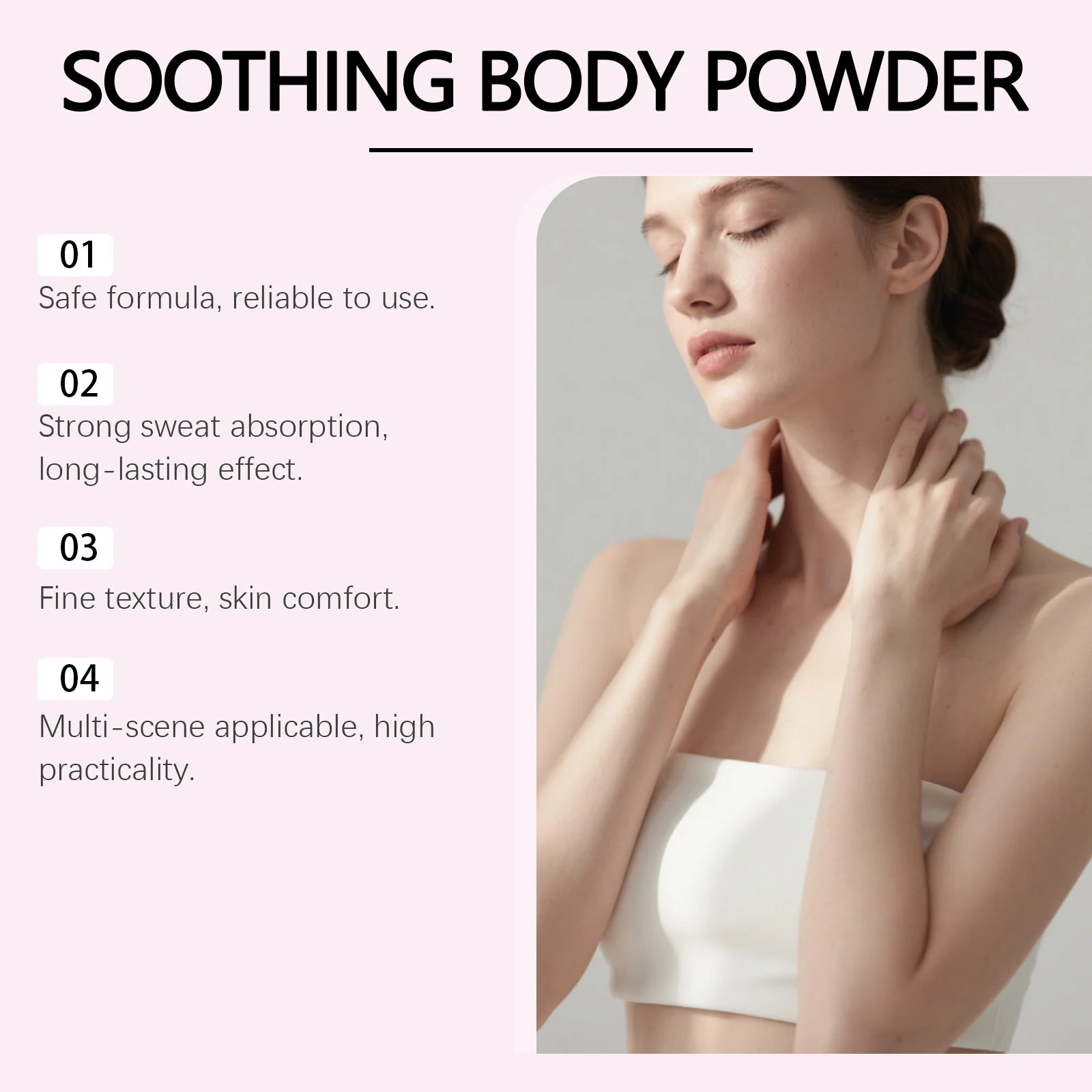 All-Over Body Powder for Instant Sweat Absorption and Skin Comfort - 10