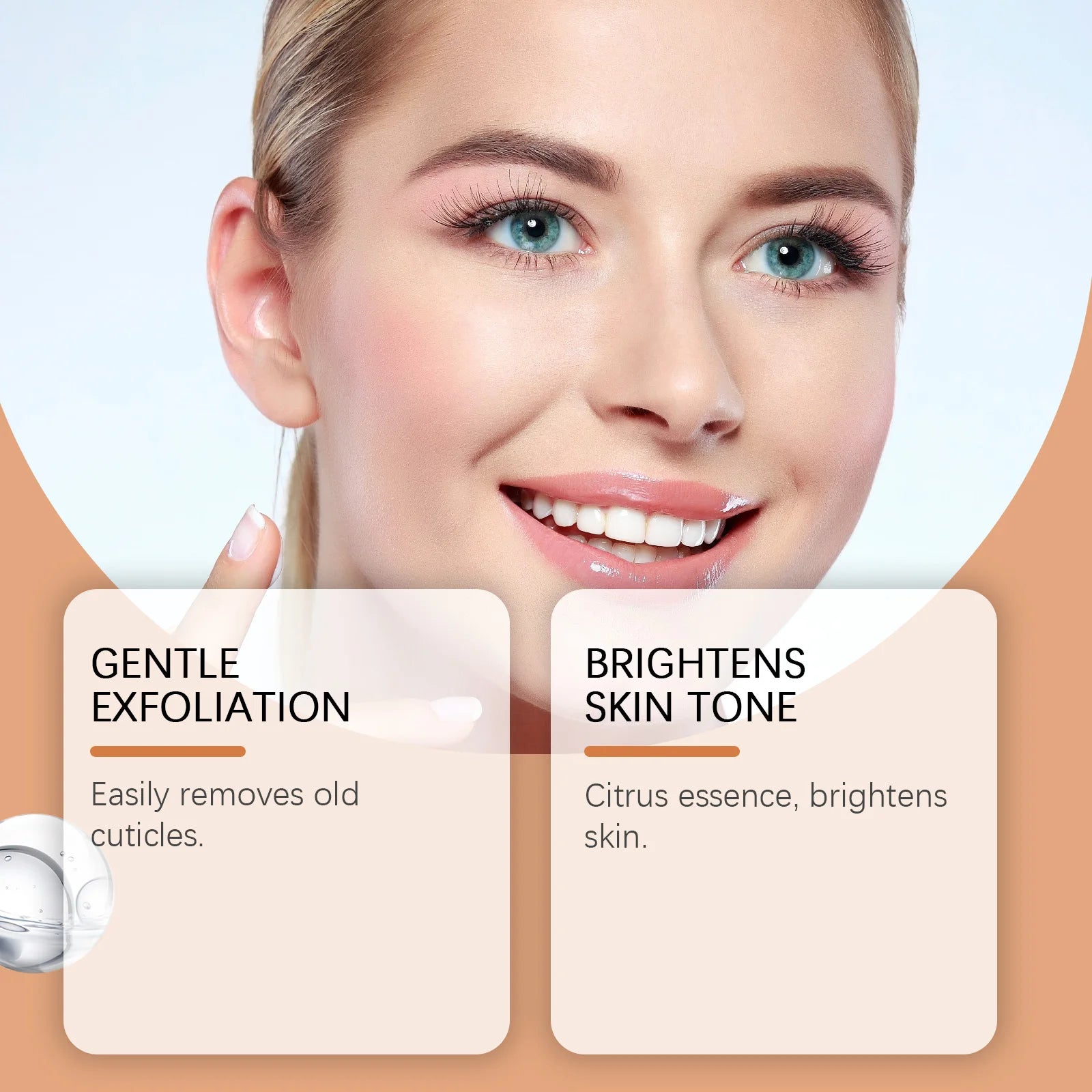 Brightening Orange Facial Exfoliating Gel for Smooth and Glowing Skin - 7