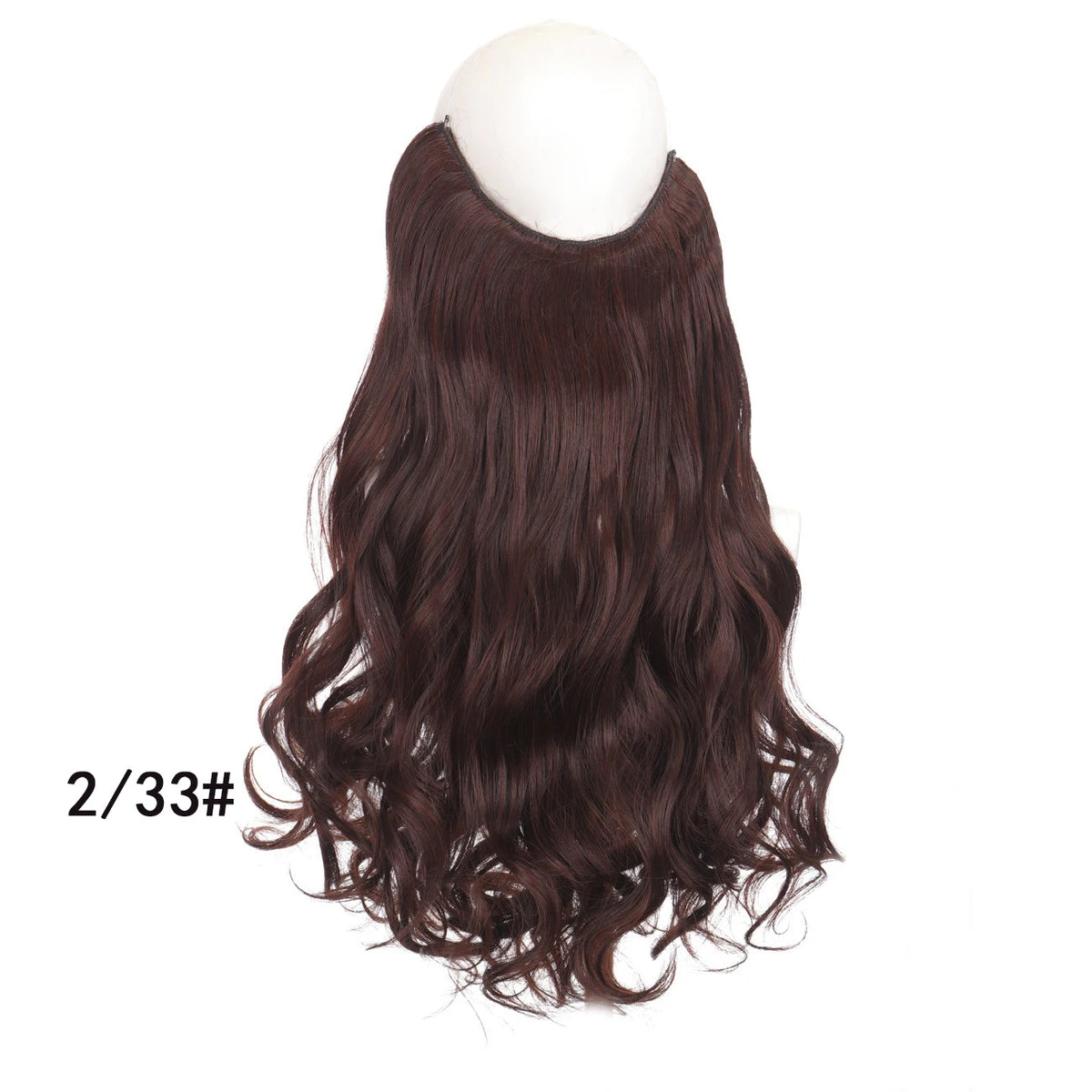 Invisible Halo Wire Hair Extensions for Voluminous Wavy Hair