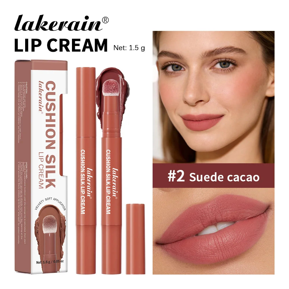 2-in-1 Waterproof Air Cushion Lip Cream and Face Blush Makeup - 28