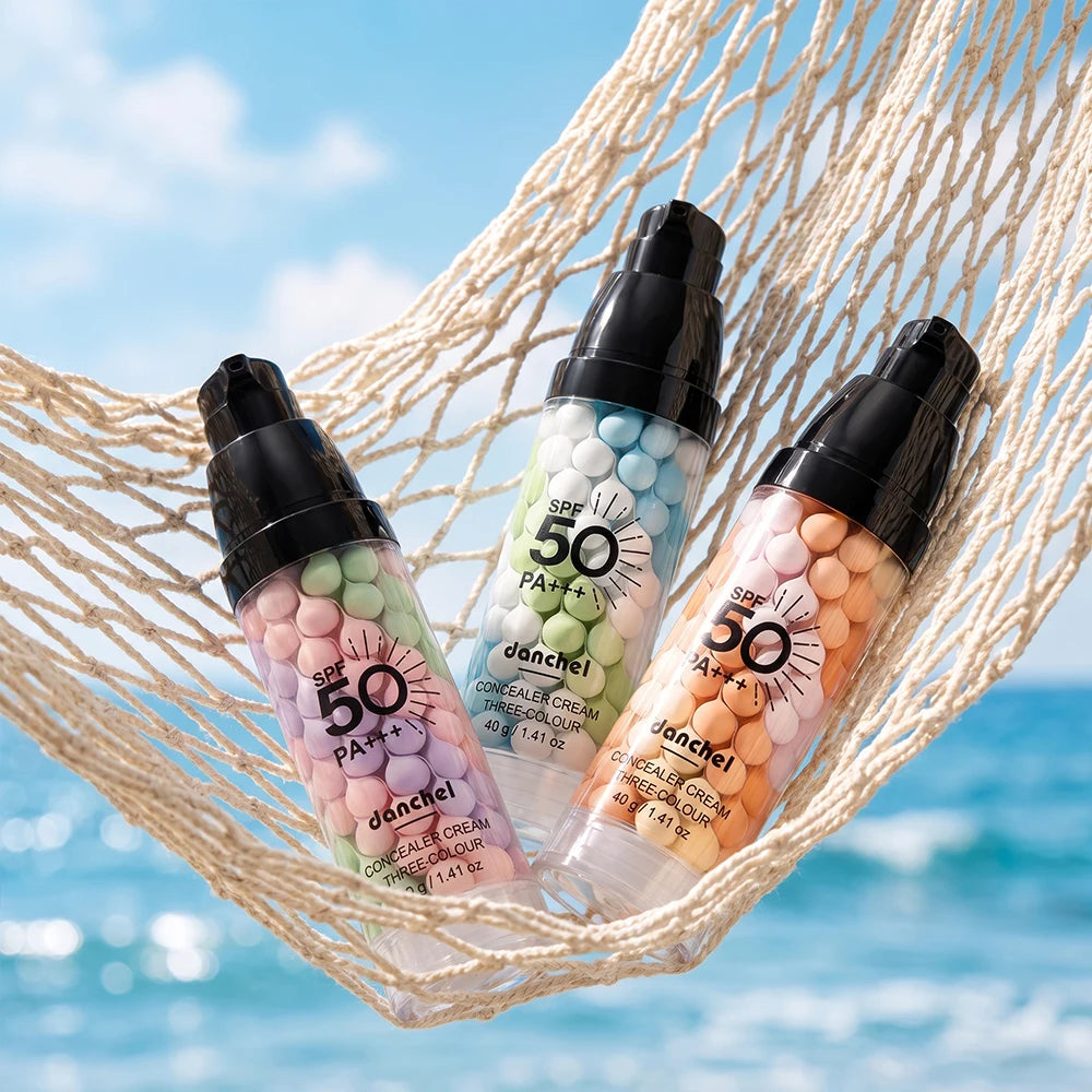 3-Color Correcting Concealer and Makeup Primer with SPF 50 - 18