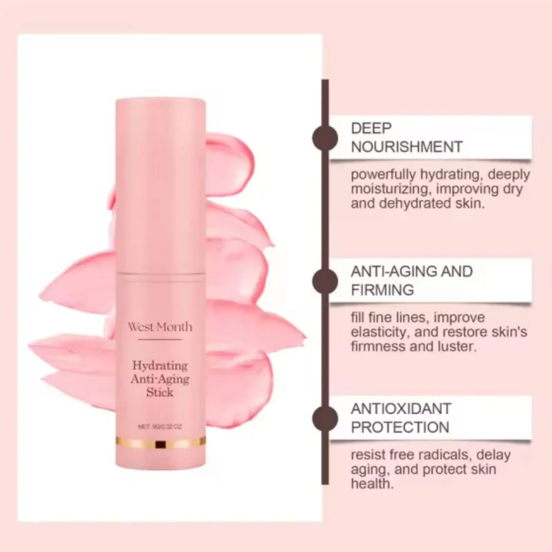 Collagen Anti-Aging Moisturizing Balm Stick for Face Wrinkle Reduction