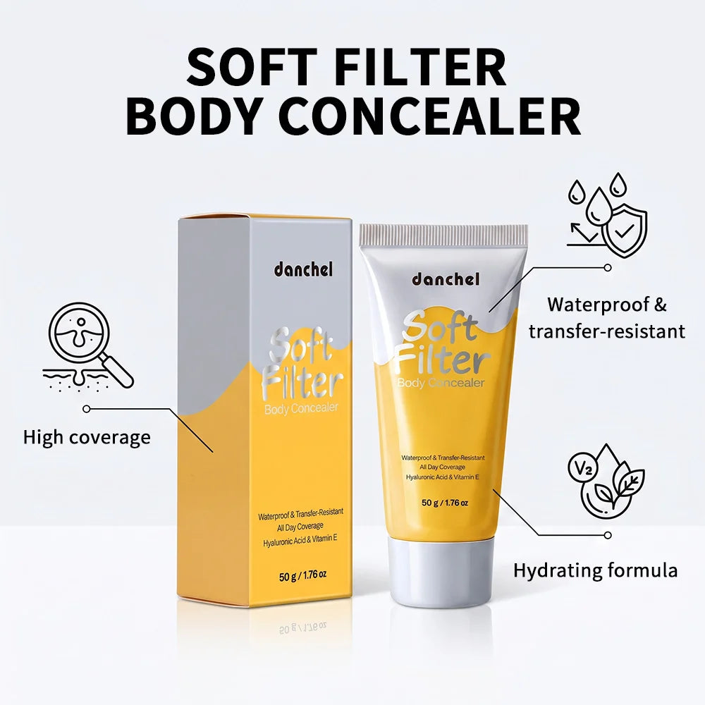 Waterproof Full Coverage Body Concealer for Scars Tattoos and Veins - 2