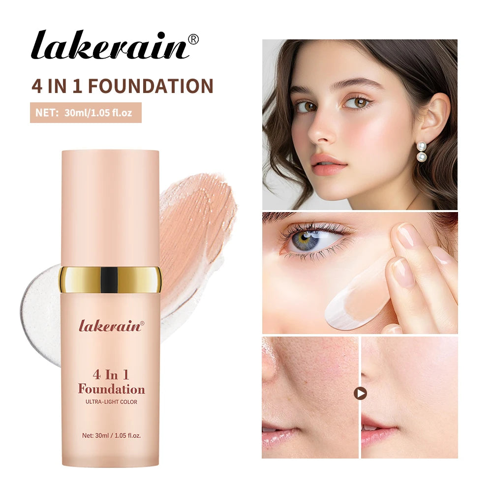 Color-Adjusting 4-in-1 Moisturizing Foundation with SPF 30 Sun Protection - 1