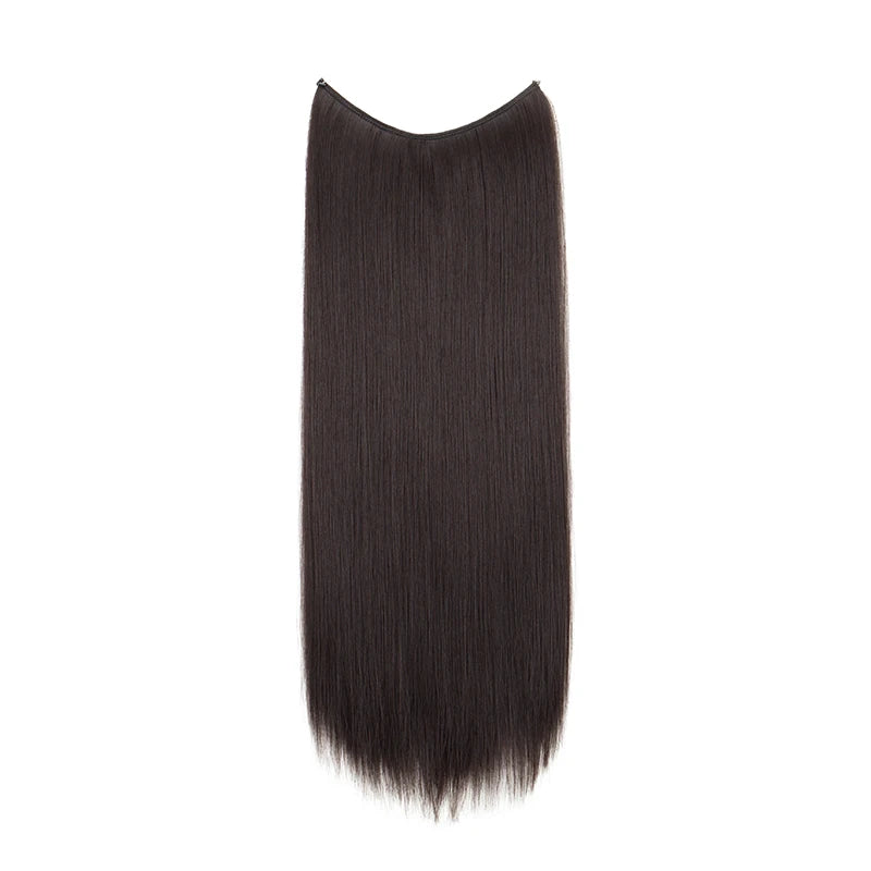 24-Inch Invisible Fishing Line Hair Extension for Instant Length - 19