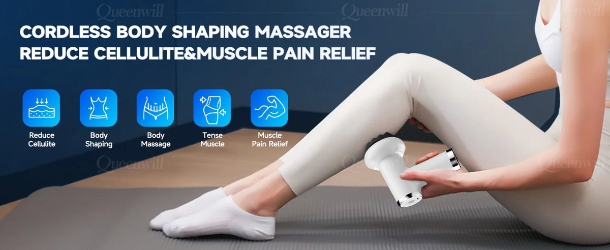 Portable Body Shaping and Deep Tissue Massage Gun for Fitness Recovery
