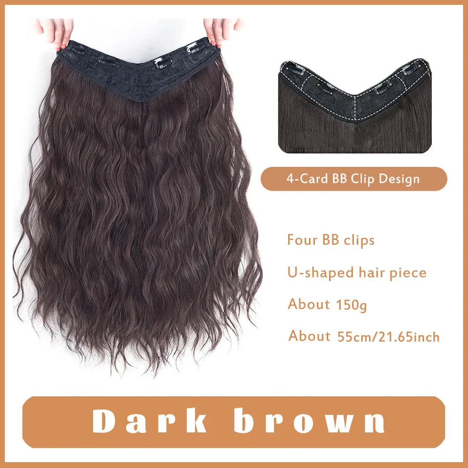 Wavy Clip-In Hair Extensions for Voluminous Styles