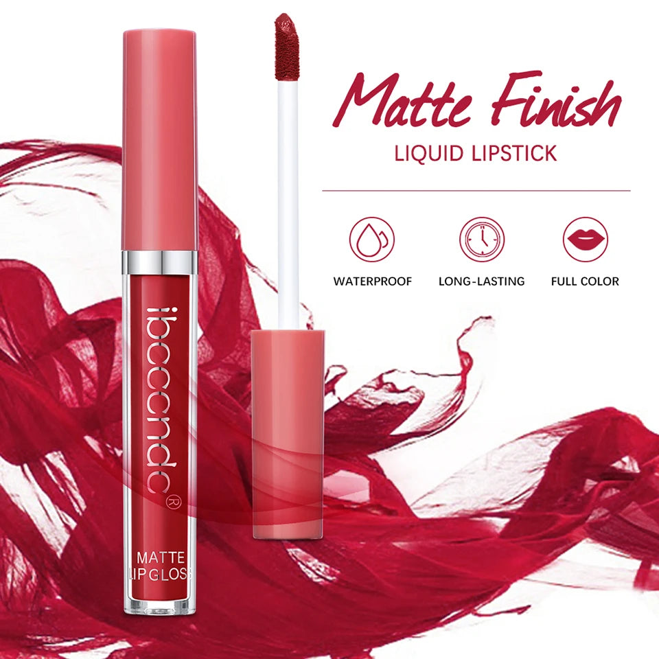 Waterproof Matte Liquid Lipstick for Long Lasting All Day Wear