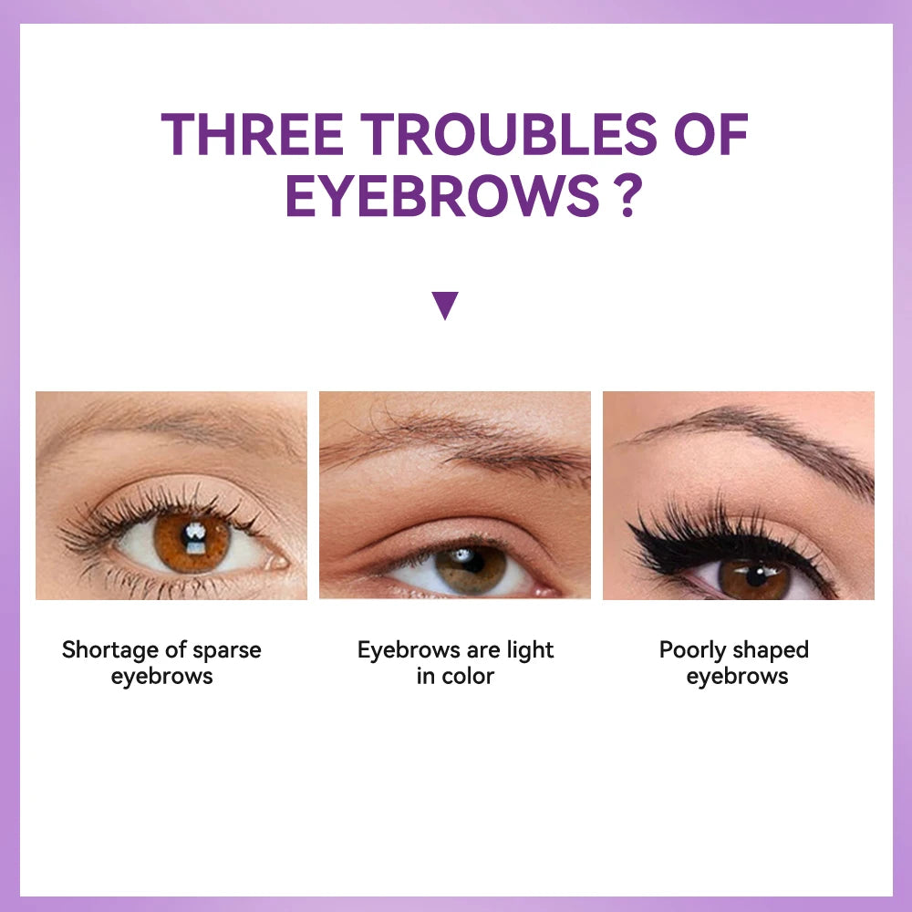 Long-Lasting Waterproof Peel-Off Eyebrow Tint Gel for Defined Brows