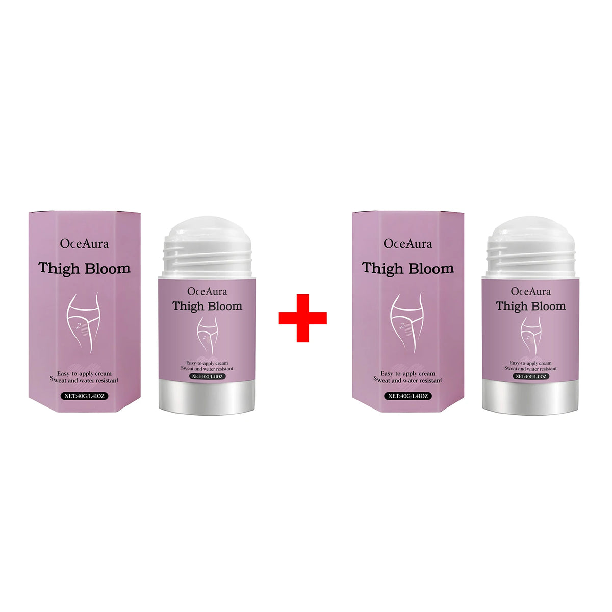 Anti-Chafe Thigh Balm Stick for Skin Protection and Friction Relief