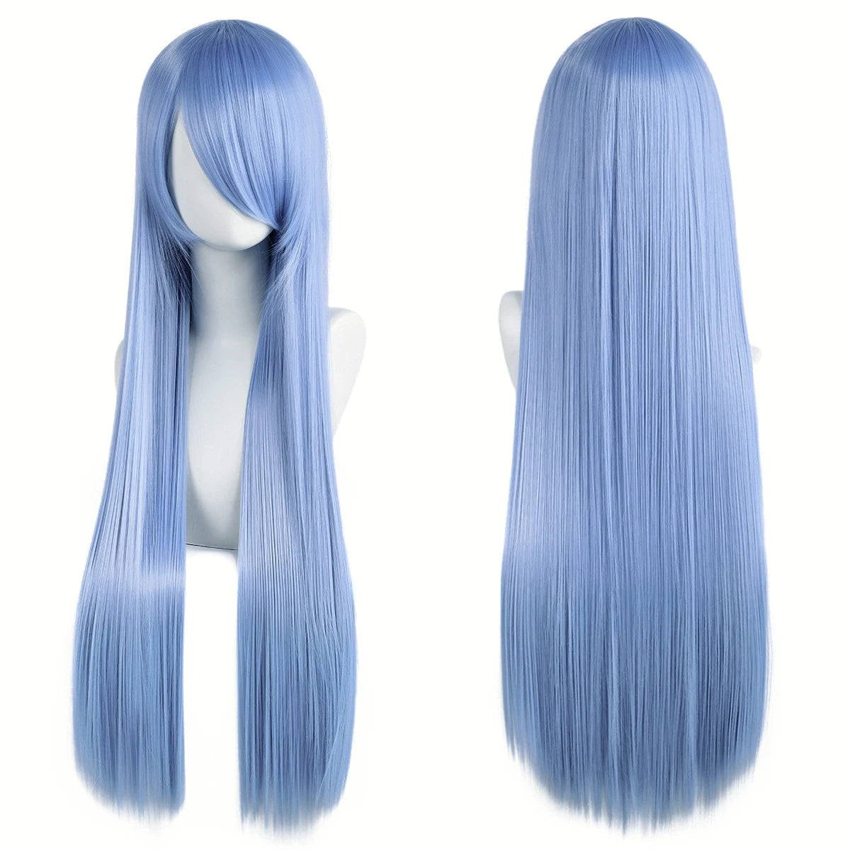Long Straight Synthetic Cosplay Wig with Bangs