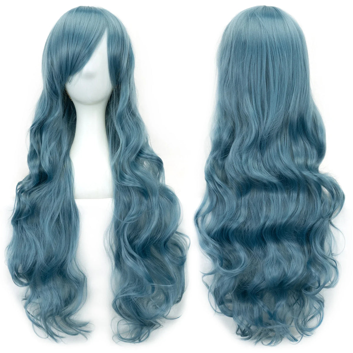 Long Curly Heat-Resistant Synthetic Cosplay Wig for Costume Parties