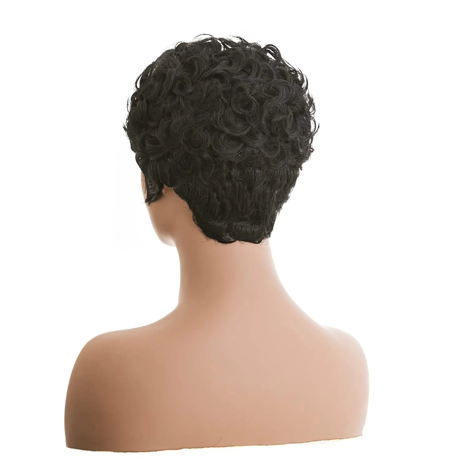 Short Wavy Pixie Cut Wig for Women - 5