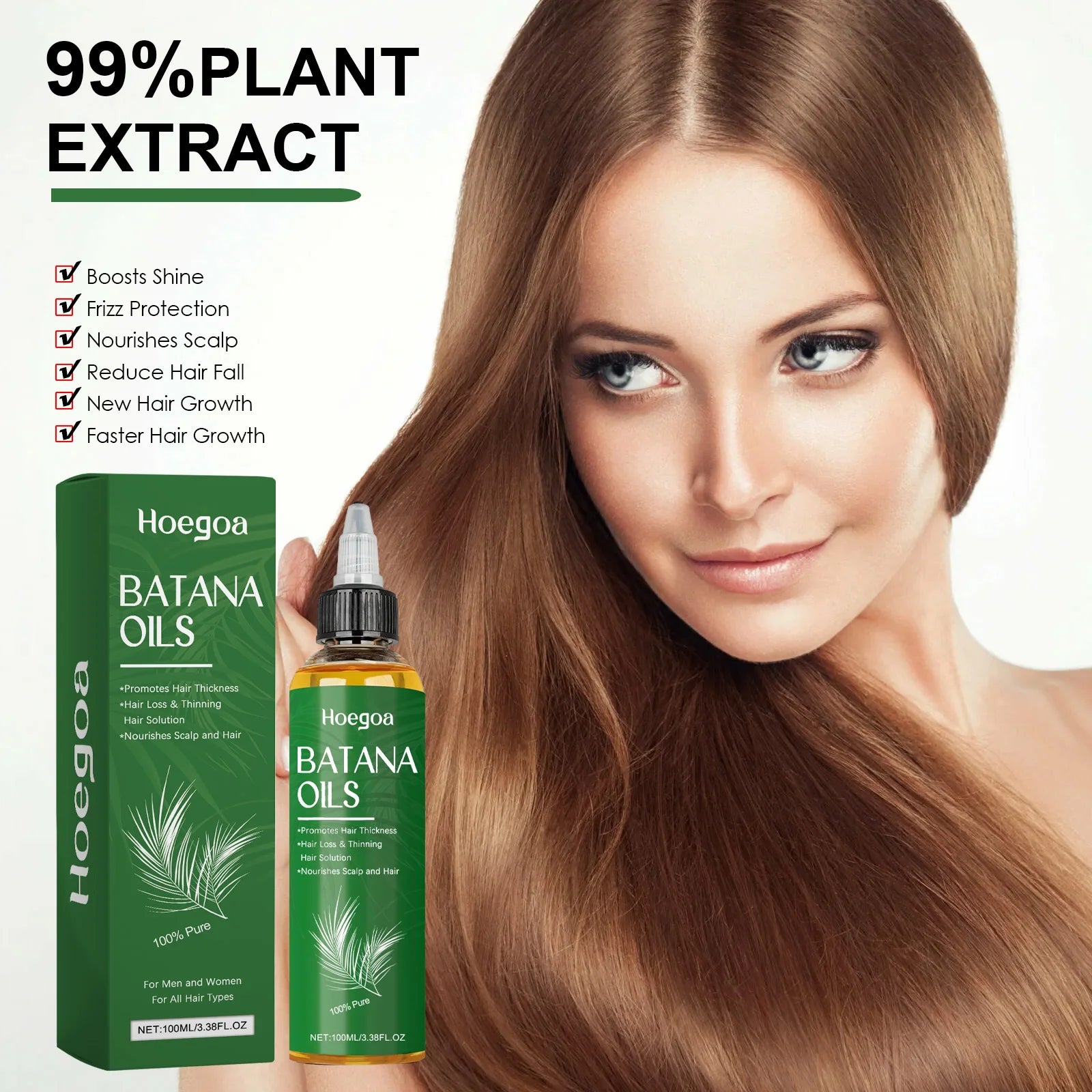 Pure Batana Oil for Hair Growth and Scalp Nourishment Treatment - 10