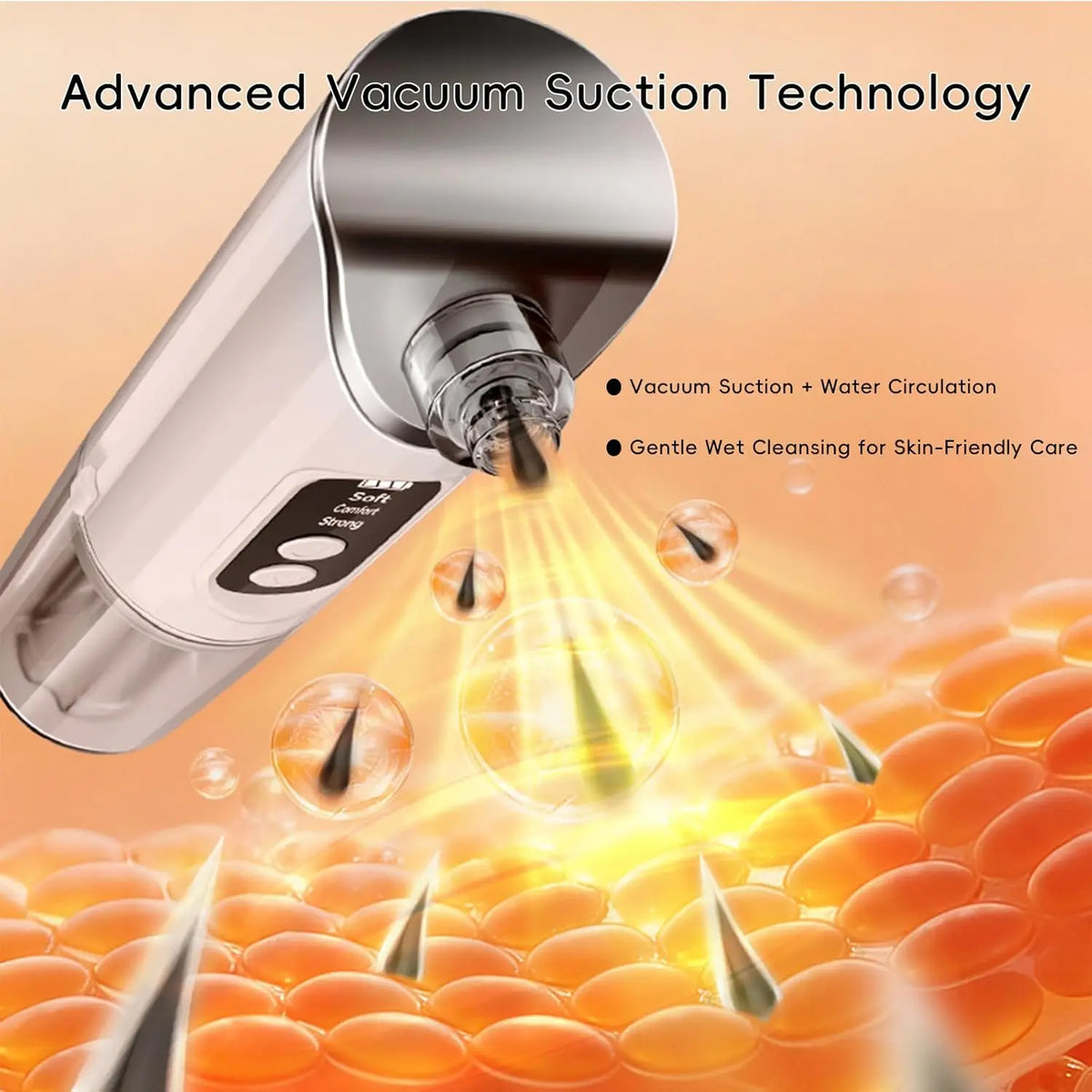 Electric Pore Vacuum and Blackhead Remover for Deep Facial Cleansing