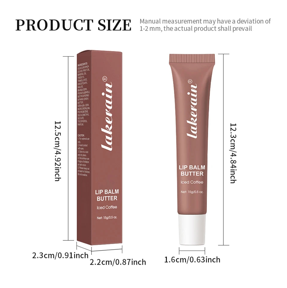 Hydrating Moisturizing Lip Balm Butter for Soft and Glossy Lips