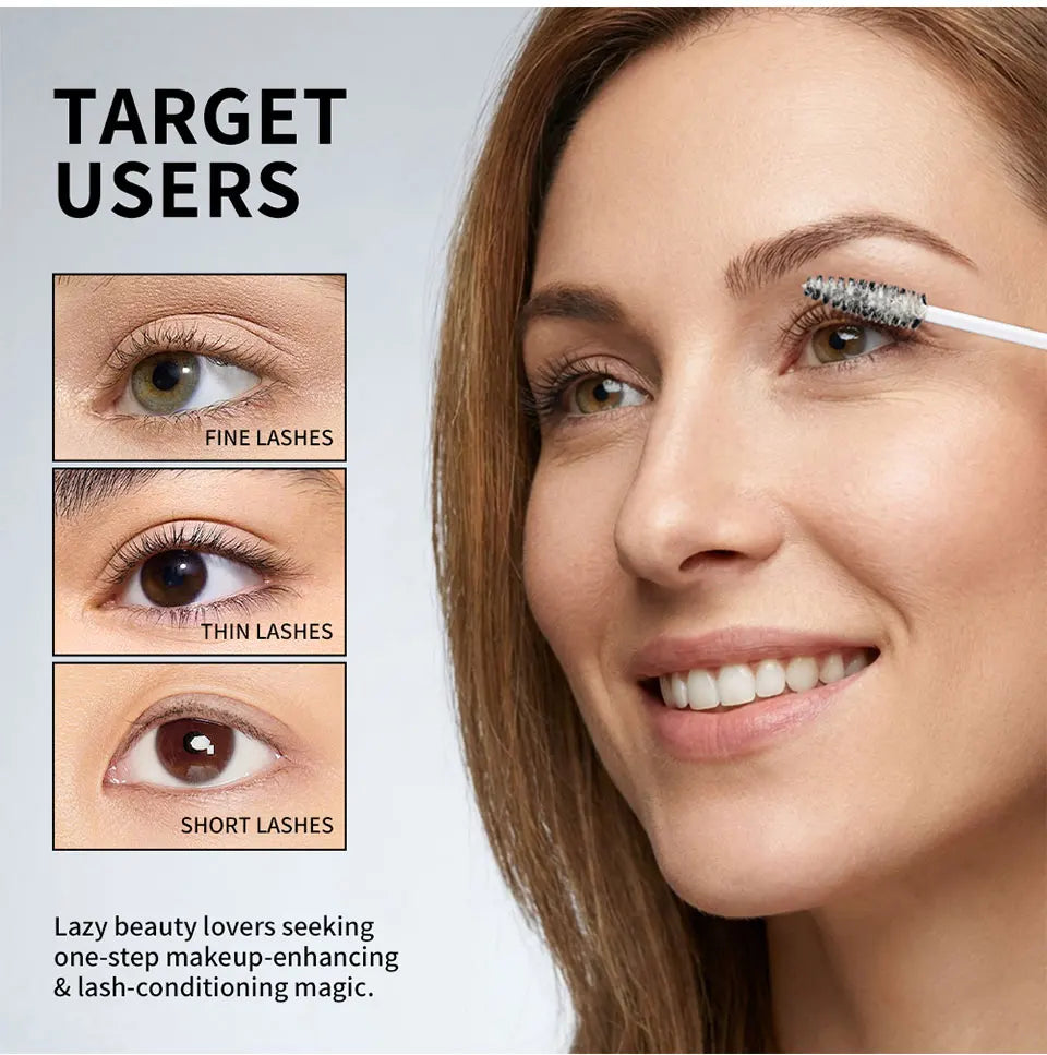 Volumizing Mascara and Lash Primer Set for Long Curling Eyelashes - 10