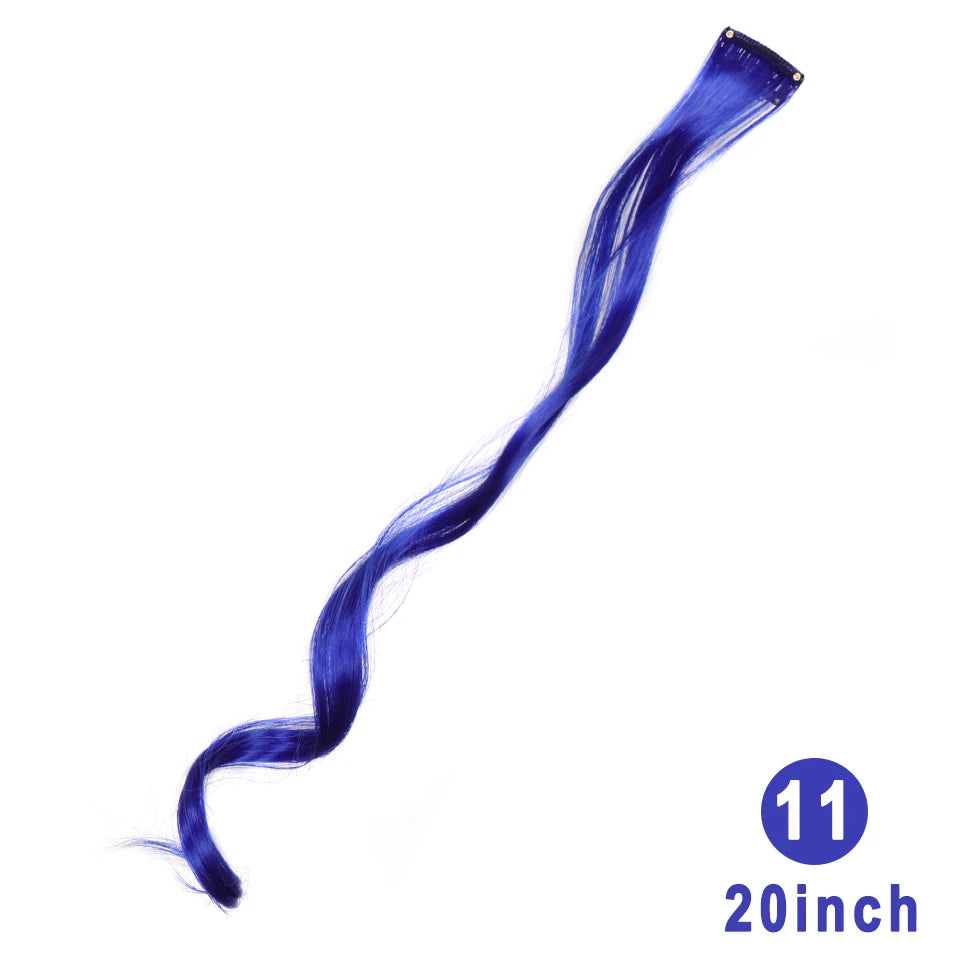 22 Inch Wavy Clip-In Hair Extensions for Daily Style and Parties - 21