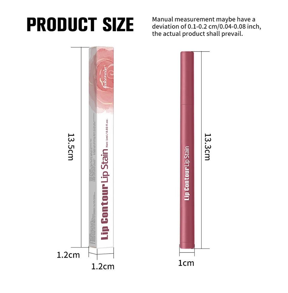 Dual-Sided Lip Contour Stain Pen for Precise Definition and Color - 15