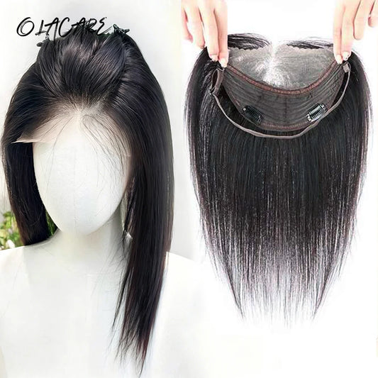 Natural Lace Front Hair Topper for Women