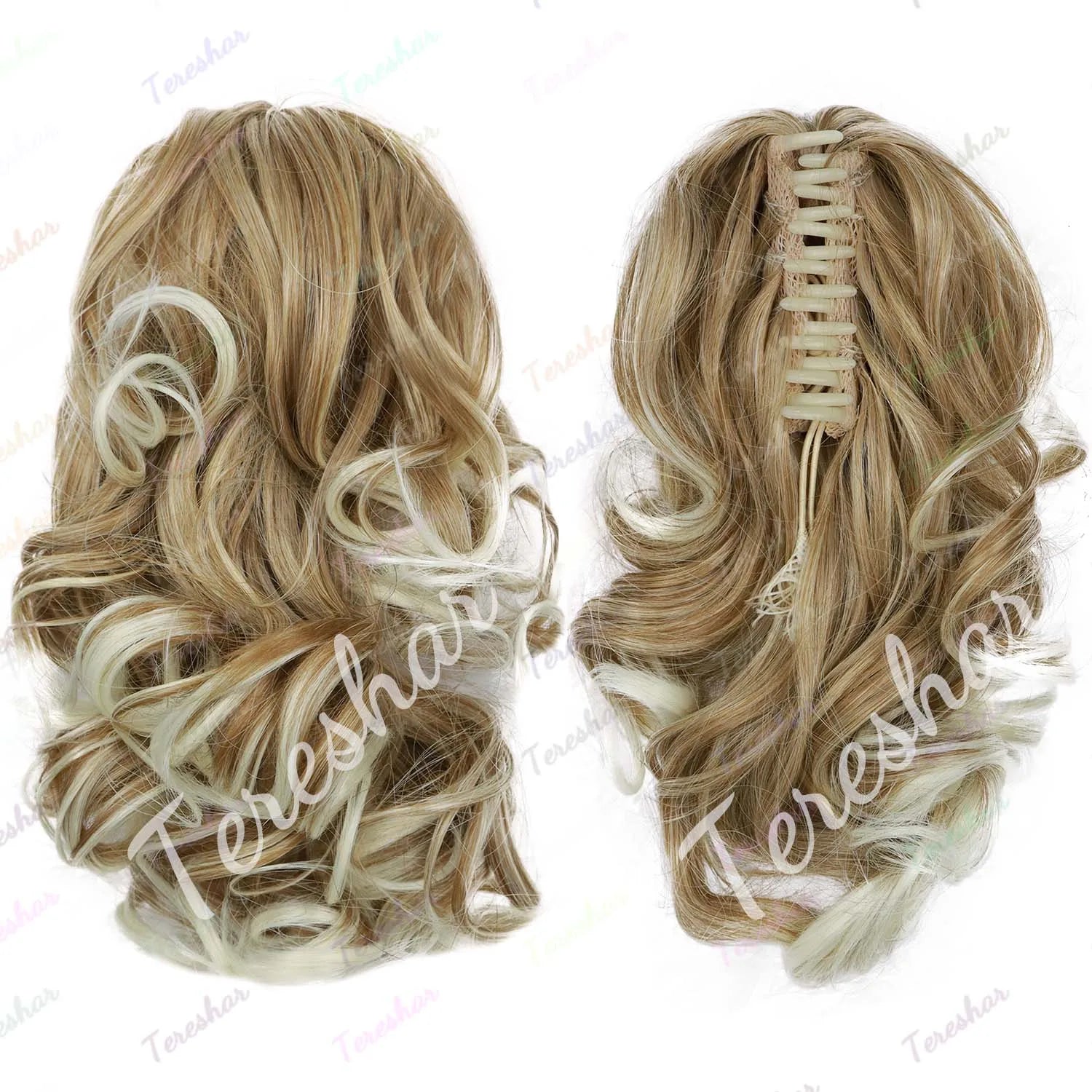 Short Curly Claw Clip Ponytail Hair Extension for Instant Volume - 2