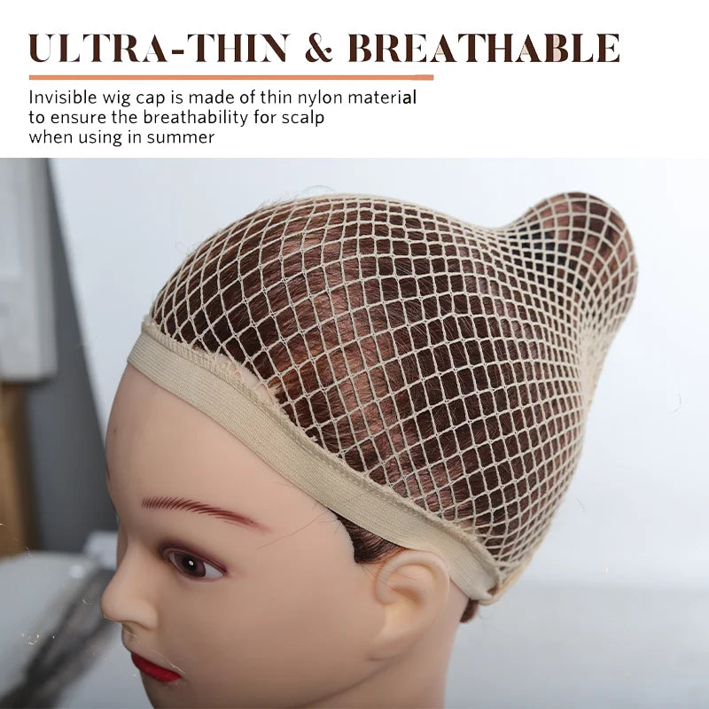 Breathable Stretch Mesh Wig Cap for Secure Comfortable Fit