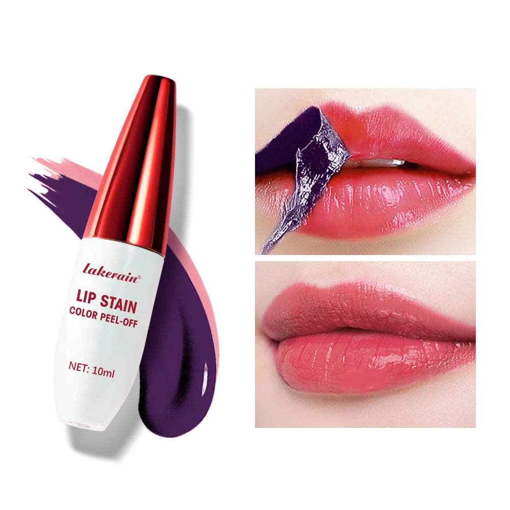 Peel-Off Long-Lasting Waterproof Matte Lip Stain for All-Day Wear - 5