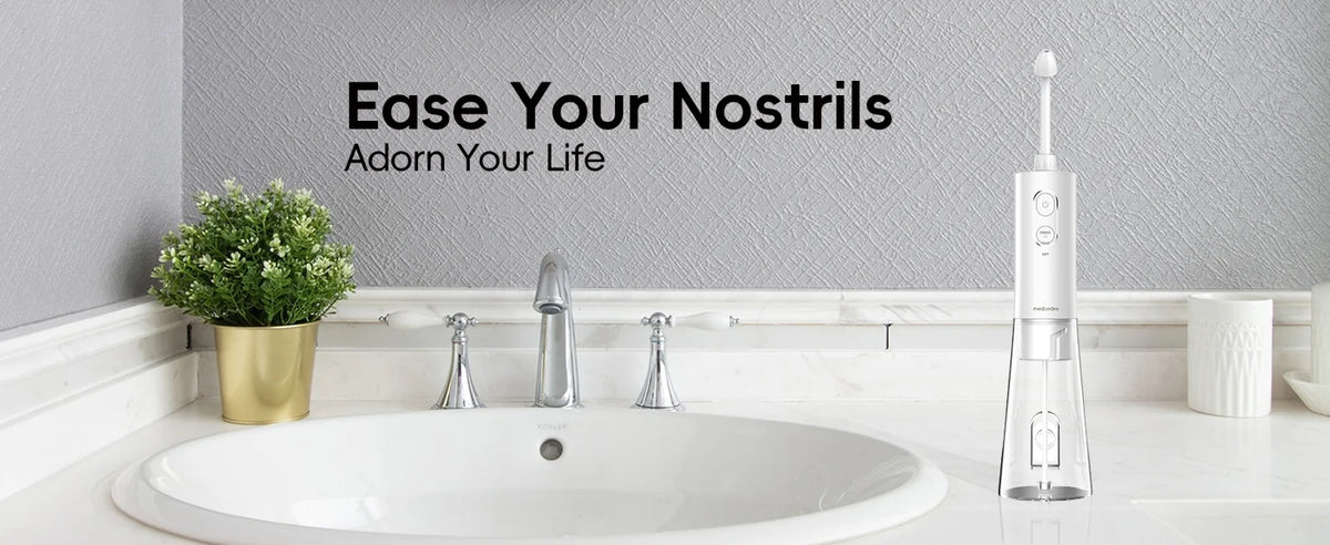 Electric Nasal Irrigator and Sinus Rinse Kit for Effective Allergy Relief