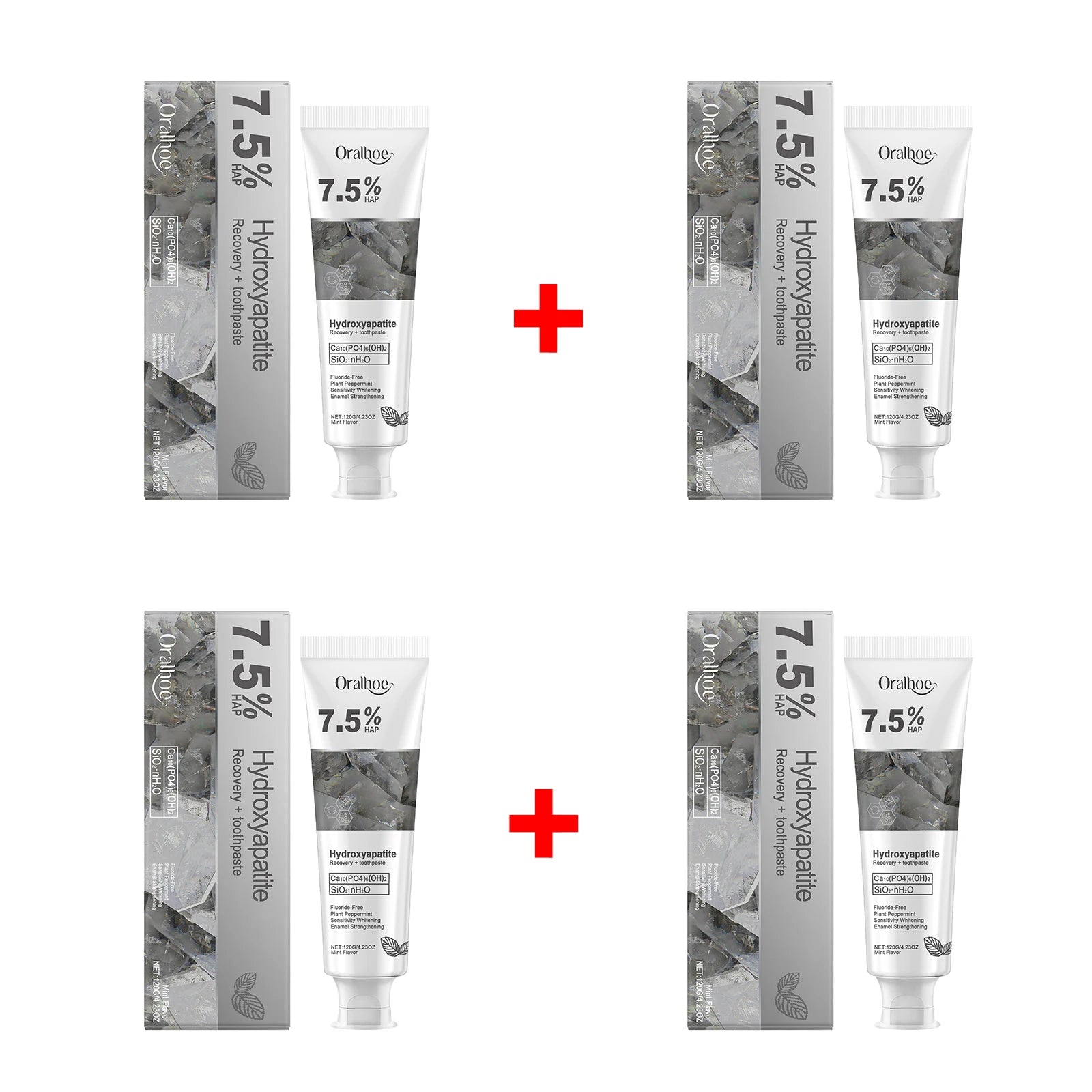 Hydroxyapatite Enamel Repair Whitening Toothpaste for Sensitive Teeth - 20