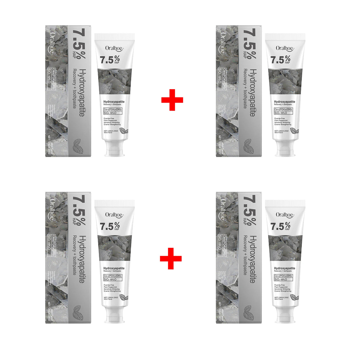 Hydroxyapatite Enamel Repair Whitening Toothpaste for Sensitive Teeth