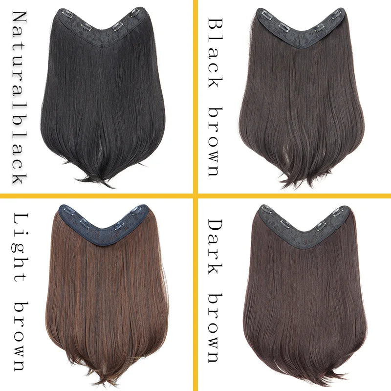 24-Inch V-Shaped Invisible Clip-In Hair Extensions - 7