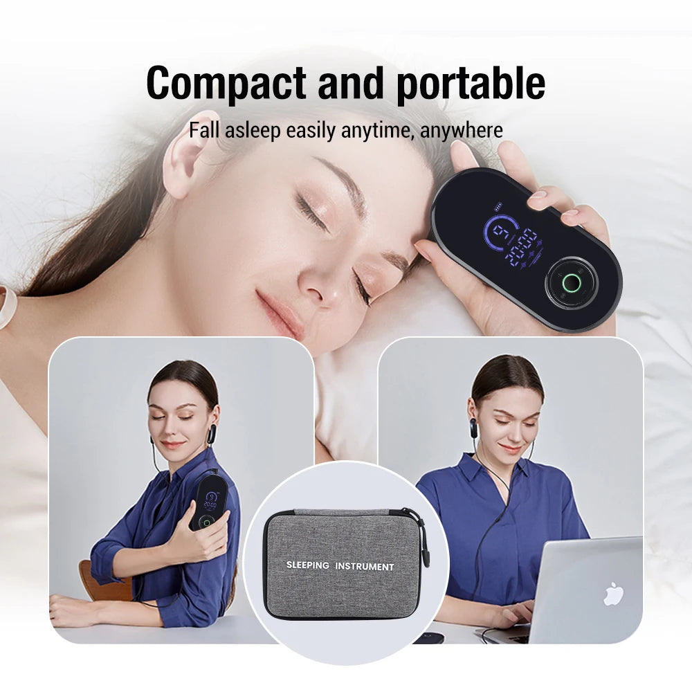 Handheld CES Sleep Aid Device for Insomnia and Anxiety Relief