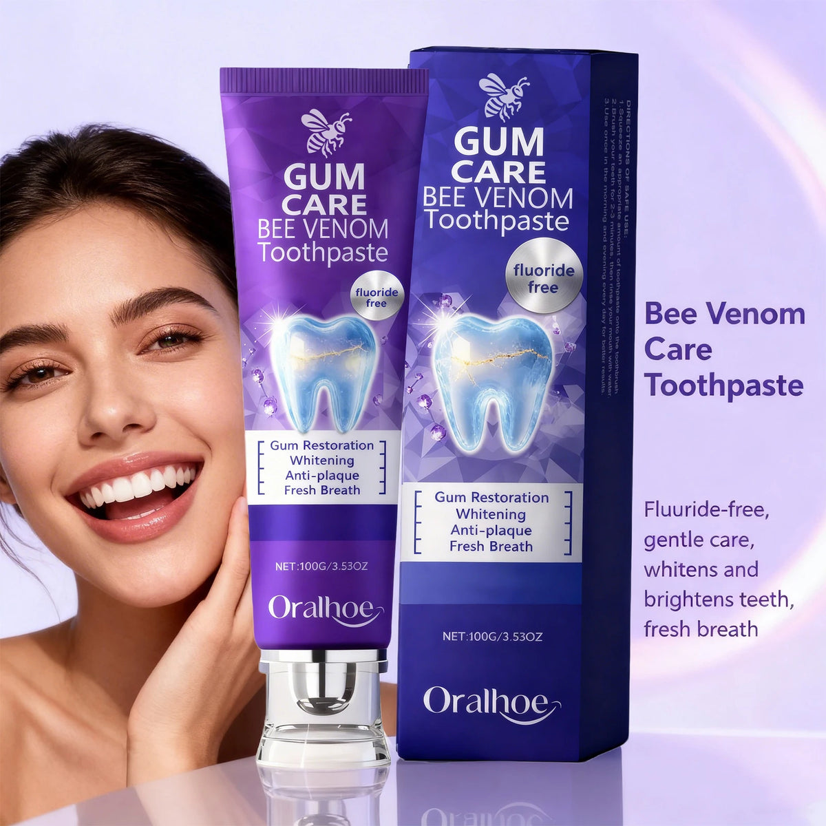 Bee Venom Gum Repair and Teeth Whitening Toothpaste