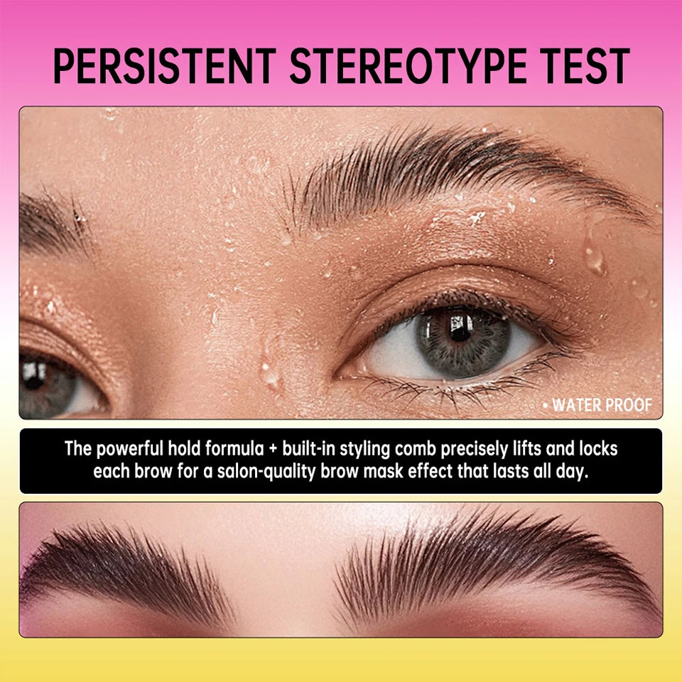 Long-Lasting Brow Lamination Gel for Defined Lifted Eyebrows - 14