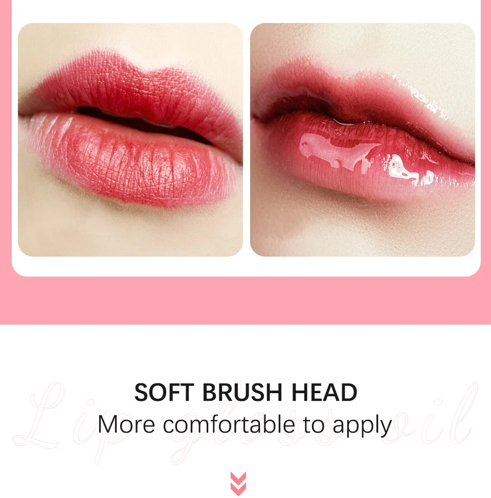 Crystal Jelly Moisturizing Lip Oil for Hydrated and Plump Looking Lips