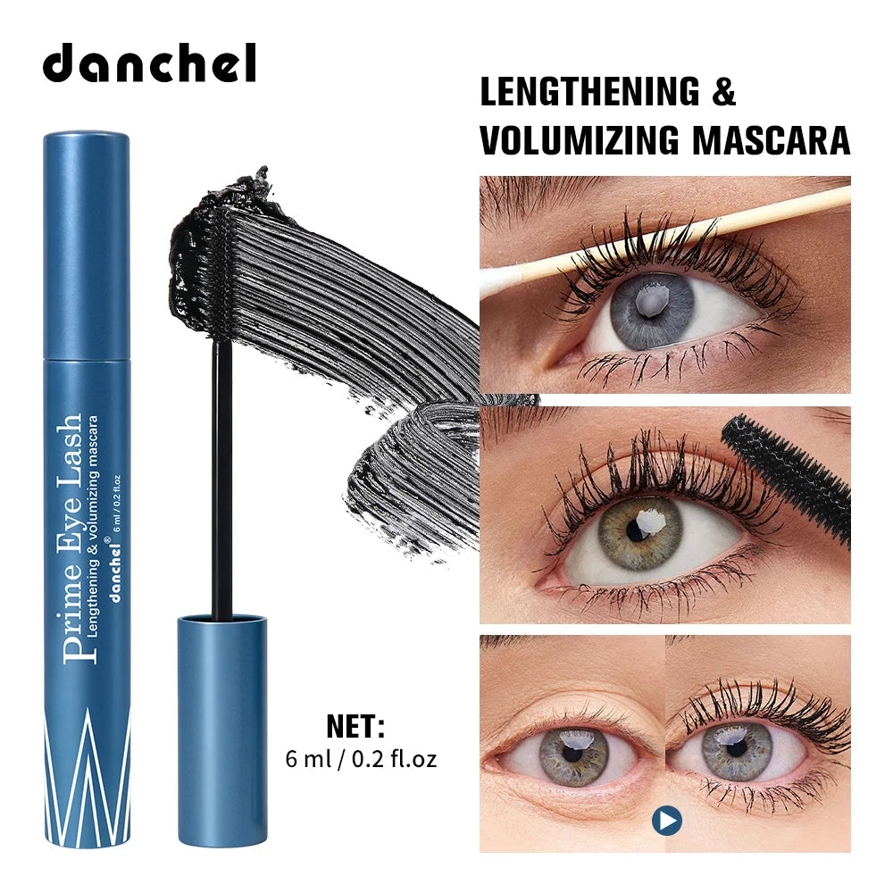 Water-Resistant Lengthening and Volumizing Mascara for Full Natural Lashes