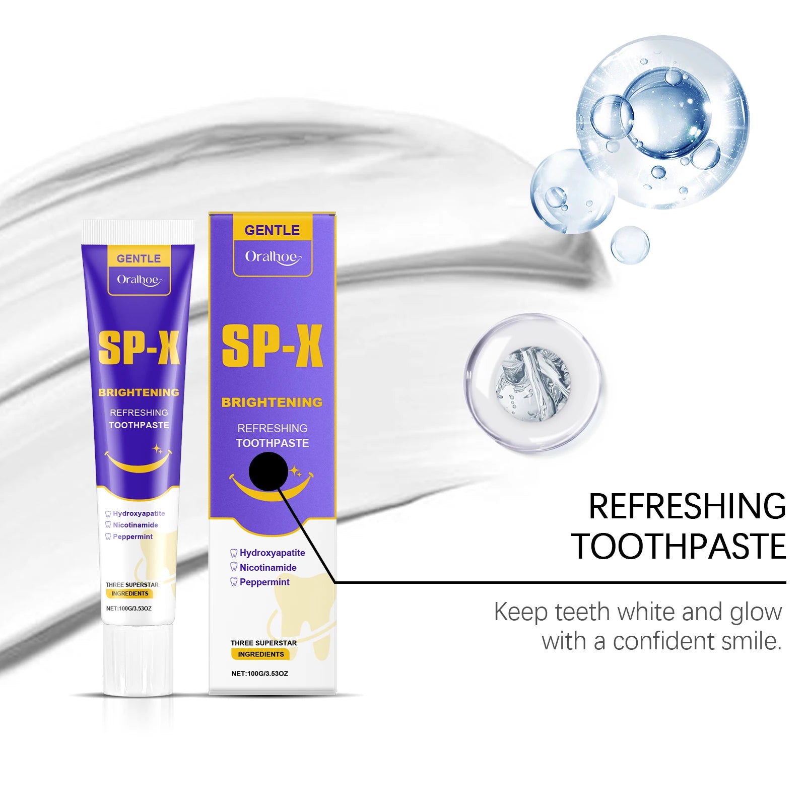 Brightening Toothpaste for Deep Stain Removal and Enamel Protection - 5