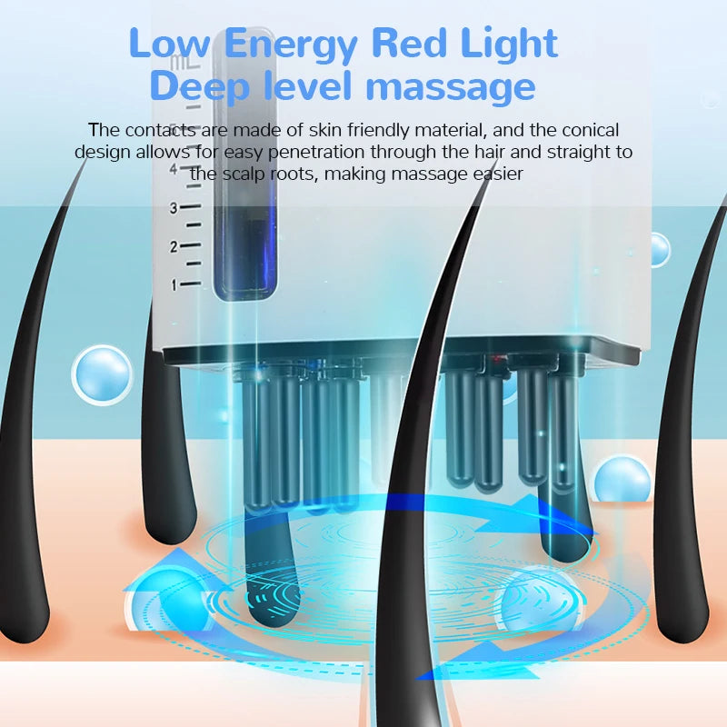 Electric Scalp Massager and Hair Oil Applicator for Hair Growth