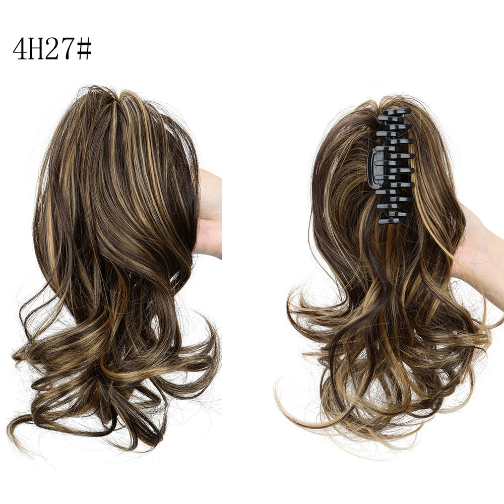 Curly Ponytail Claw Clip Hair Extension for Instant Voluminous Styles - 8