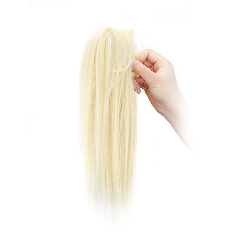 14-Inch Straight Ponytail Hair Extension Clip-In - 9