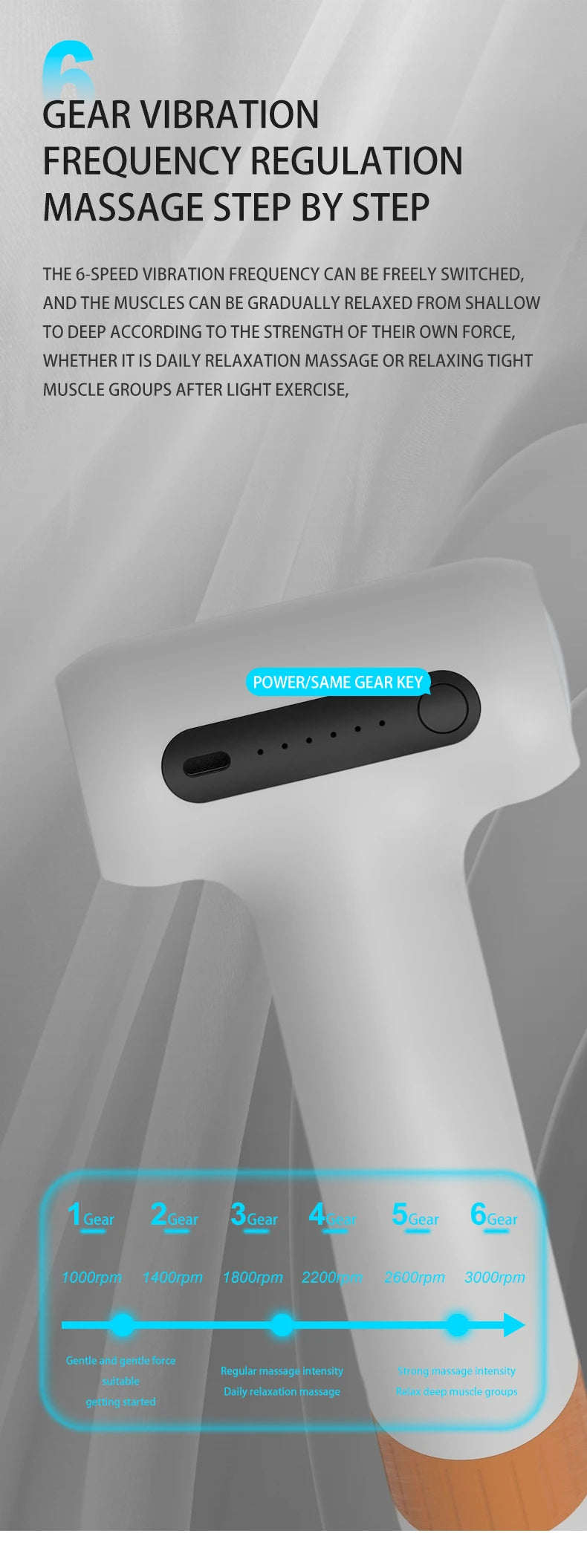 Dual Head Percussion Massage Gun for Full Body Muscle Relief - 9