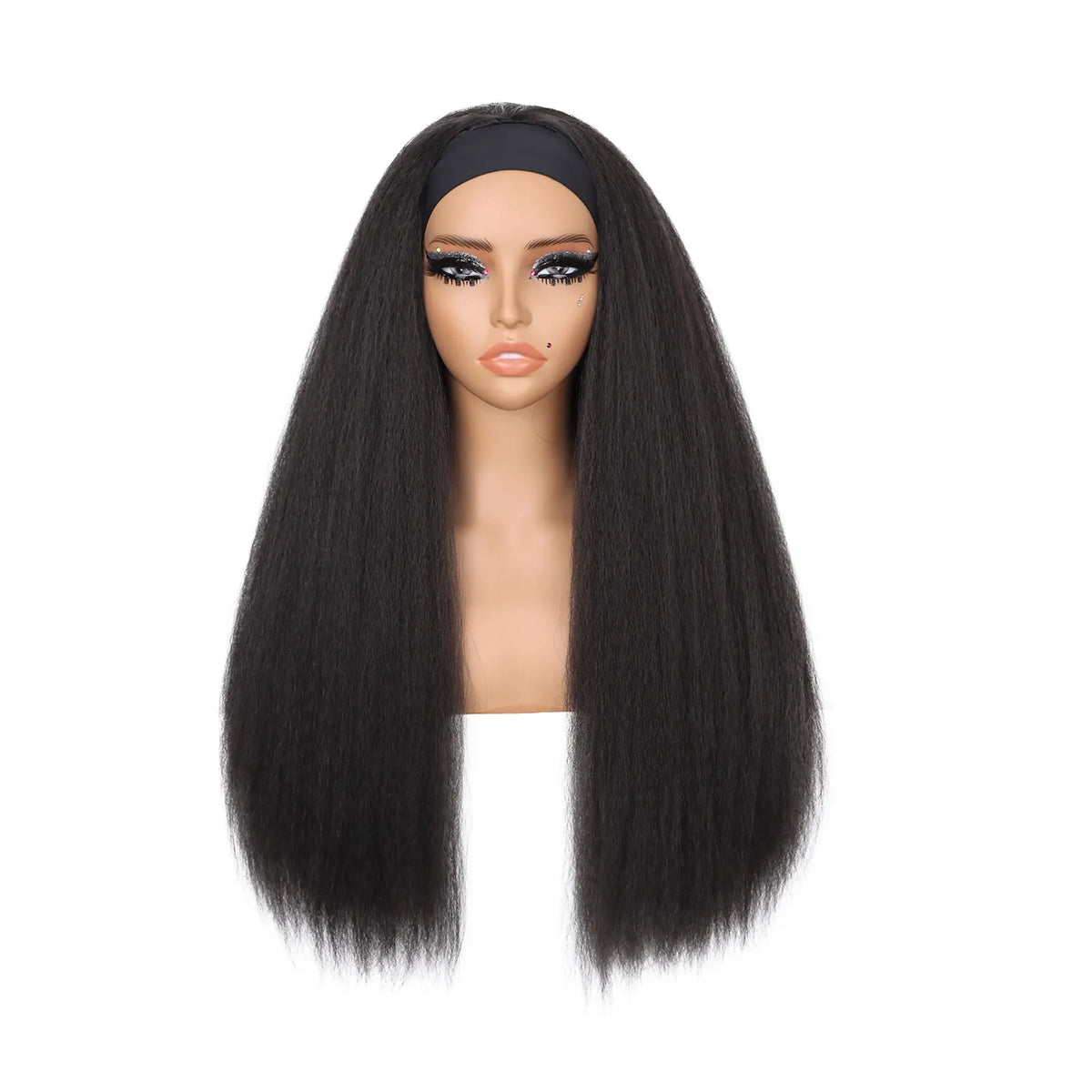 Long Yaki Straight Headband Wig for Easy Daily Styling