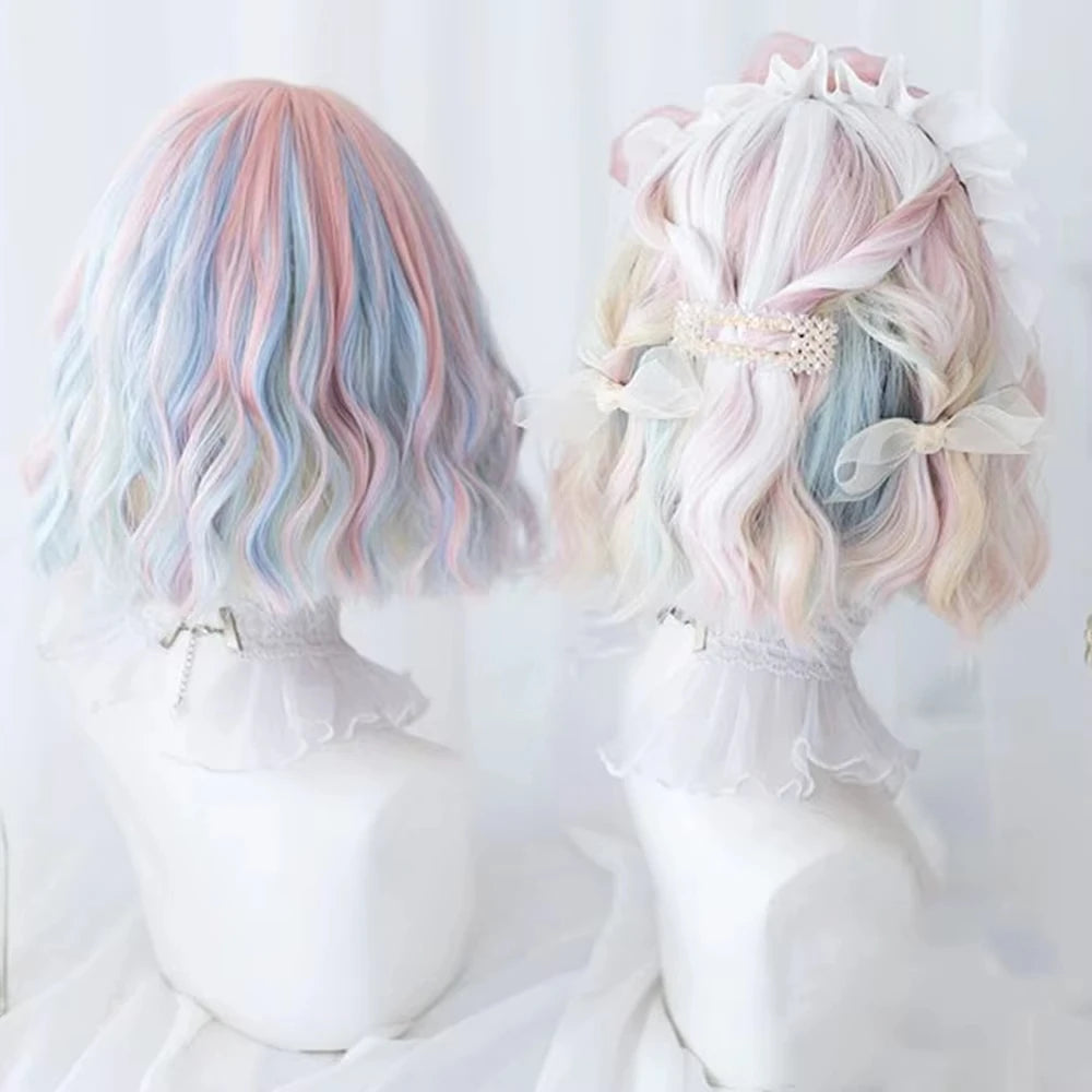 Short Natural Wave Cosplay Wig for Daily Wear - 5
