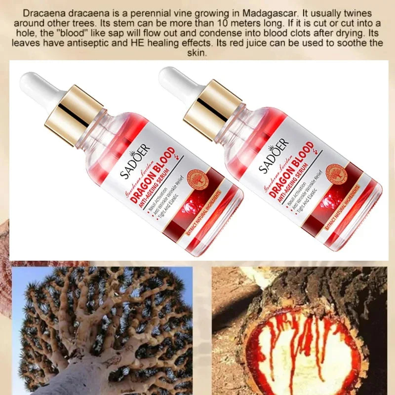 Anti-Aging Dragon Blood Facial Serum for Wrinkle Reduction and Firming - 9