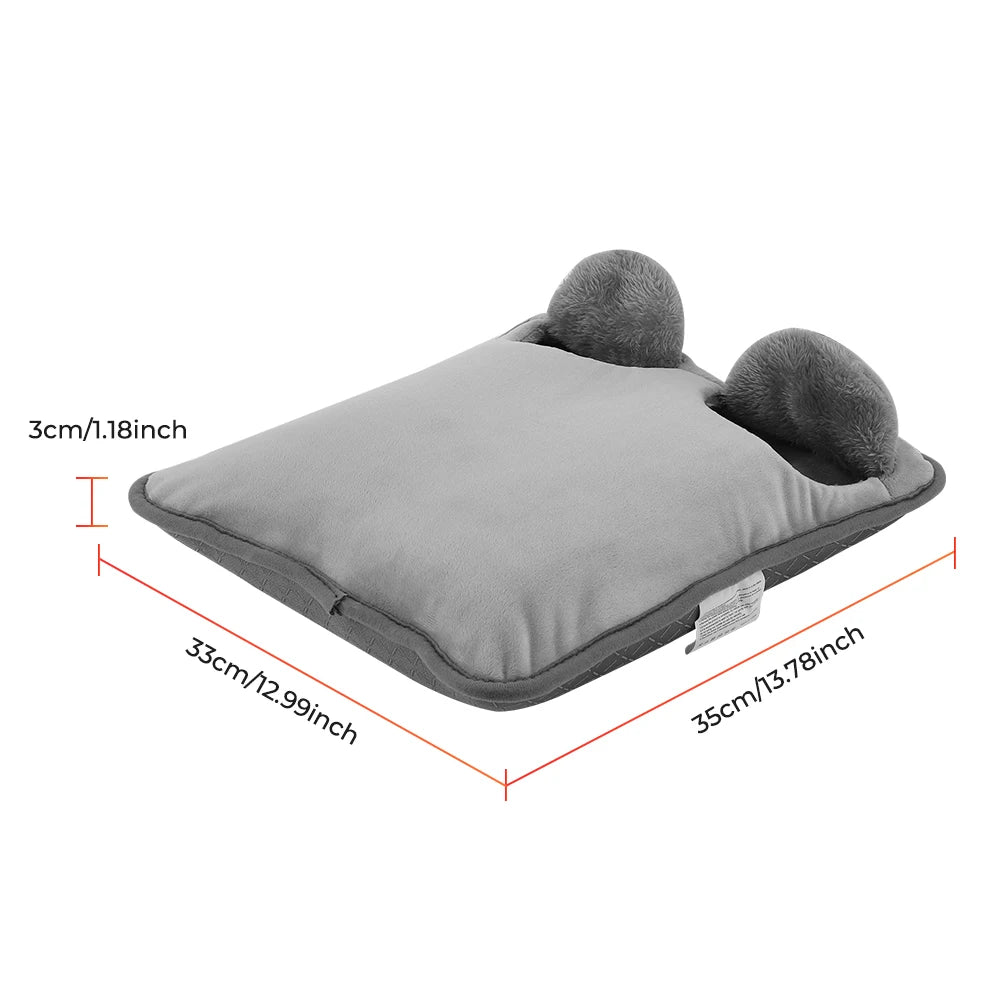 Electric Heated Foot Warmer with Adjustable Temperature and Timer